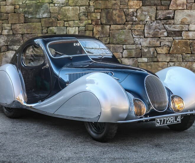 1937 Talbot-Lago Teardrop Coupe, Amelia Island Auction 2022