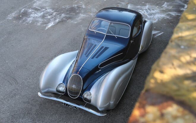 1937 Talbot-Lago Teardrop Coupe, Amelia Island Auction 2022